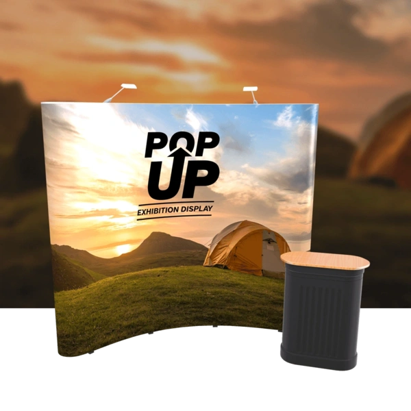 3x3 Curved Pop-Up